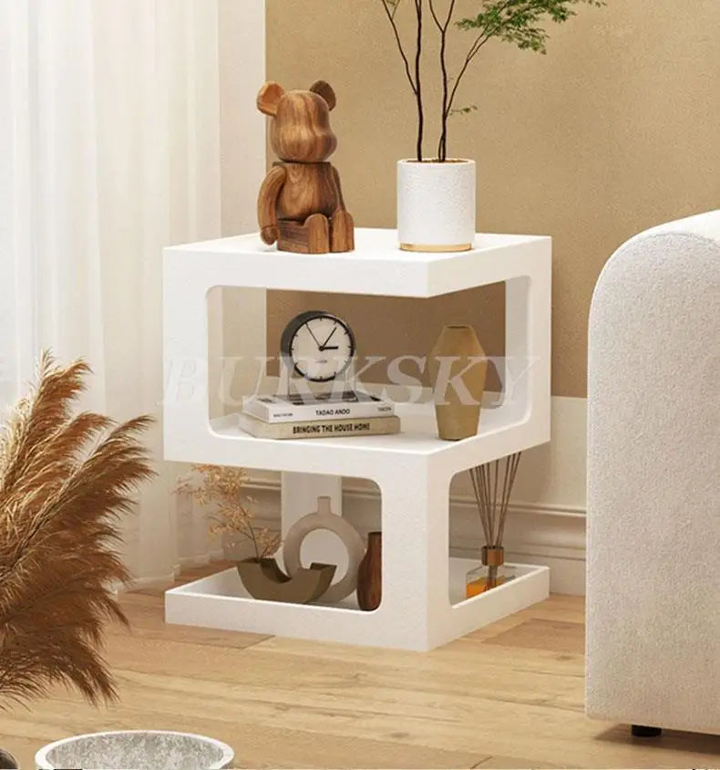Bedside Table Nightstands Cabinet For Living Room Home Furniture Modern Cabinets Bed Side Storage Locker For The Bedroom