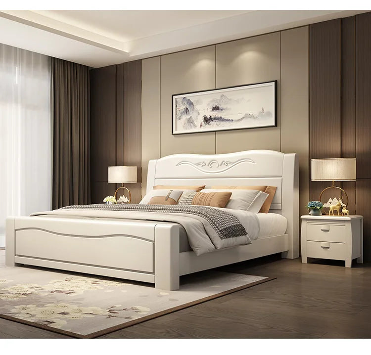 Bedroom Children Bed Luxury Double Single Baby Massage Modern Bed Design Beauty Sun Nordic Wooden Beliche Salon Furniture