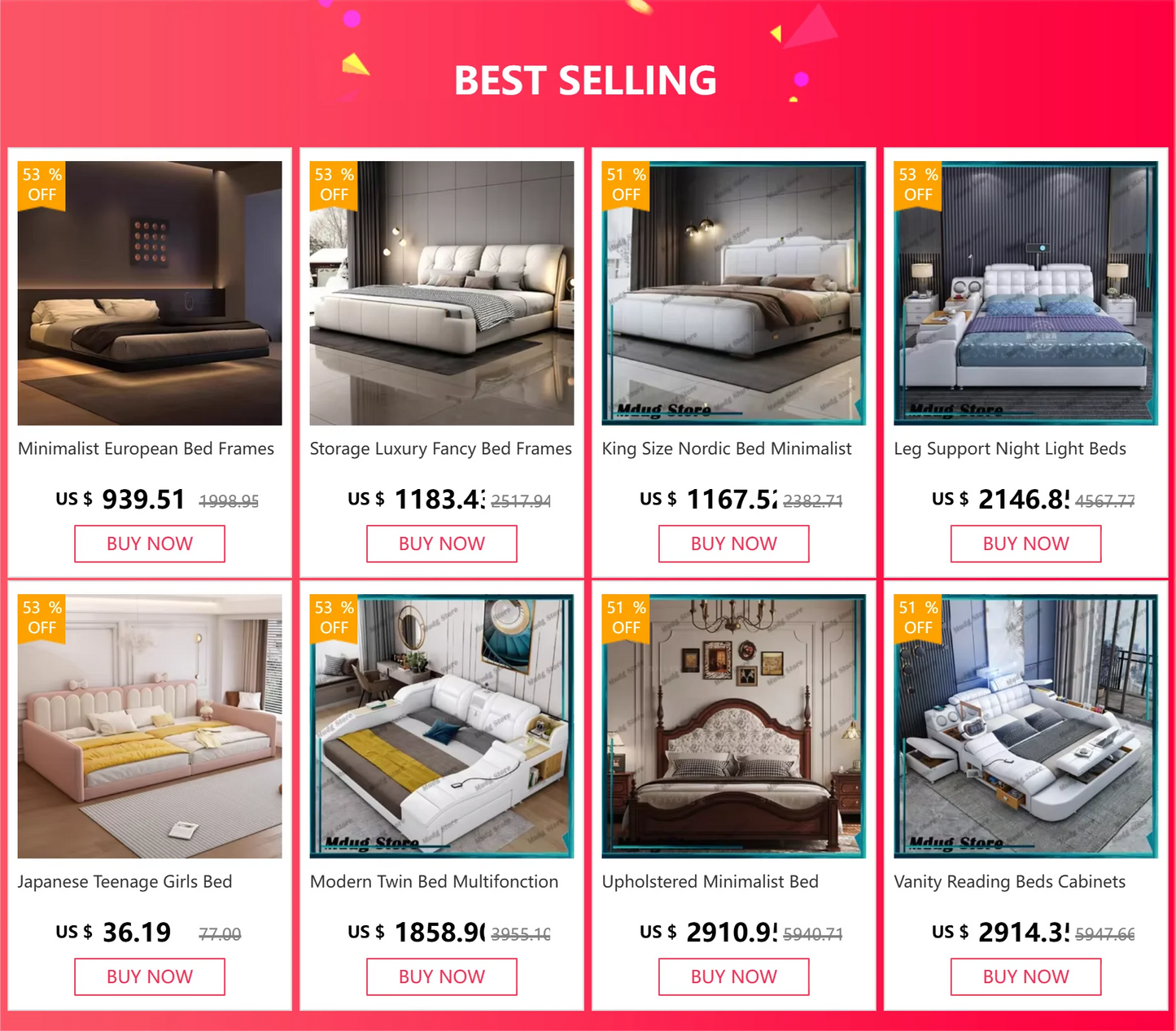 Bedroom Handles Beds Aesthetic Vanity Double Storage Children Beds Sleeping Lounge King Mobili Per La Casa Home Accessories