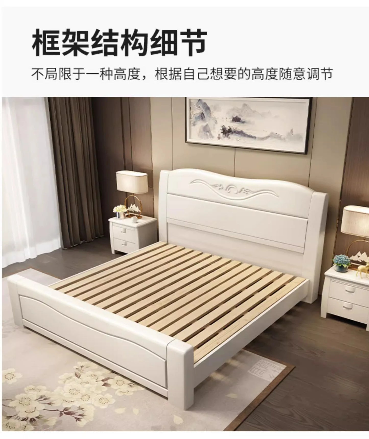 Bedroom Children Bed Luxury Double Single Baby Massage Modern Bed Design Beauty Sun Nordic Wooden Beliche Salon Furniture