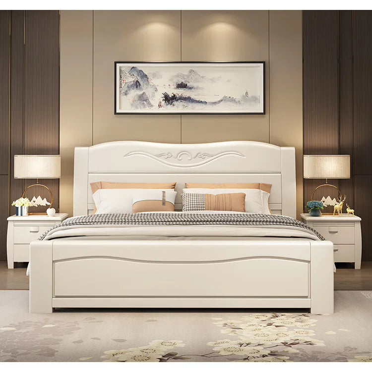 Bedroom Children Bed Luxury Double Single Baby Massage Modern Bed Design Beauty Sun Nordic Wooden Beliche Salon Furniture
