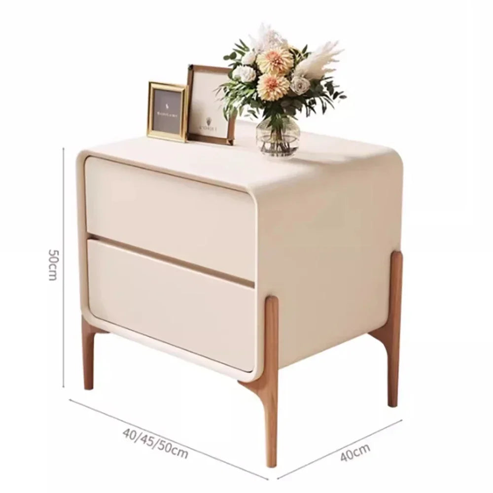 Bedroom Storage Night Table Drawer Modern Trendy Night Table Minimalist Mesitas De Noche Para El Dormitorio Home Furniture