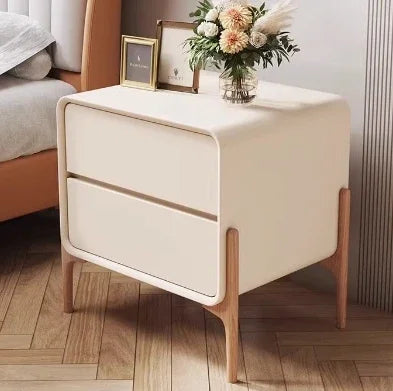 Bedroom Storage Night Table Drawer Modern Trendy Night Table Minimalist Mesitas De Noche Para El Dormitorio Home Furniture