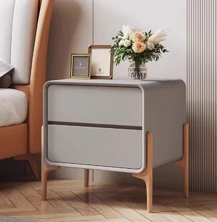 Bedroom Storage Night Table Drawer Modern Trendy Night Table Minimalist Mesitas De Noche Para El Dormitorio Home Furniture