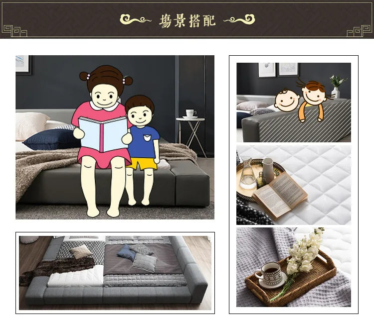Bedroom Unique Bed Aesthetic Modern Headboard Double Children Bed Sleeping 180x200 Muebles Para Dormitorio Home Accessories