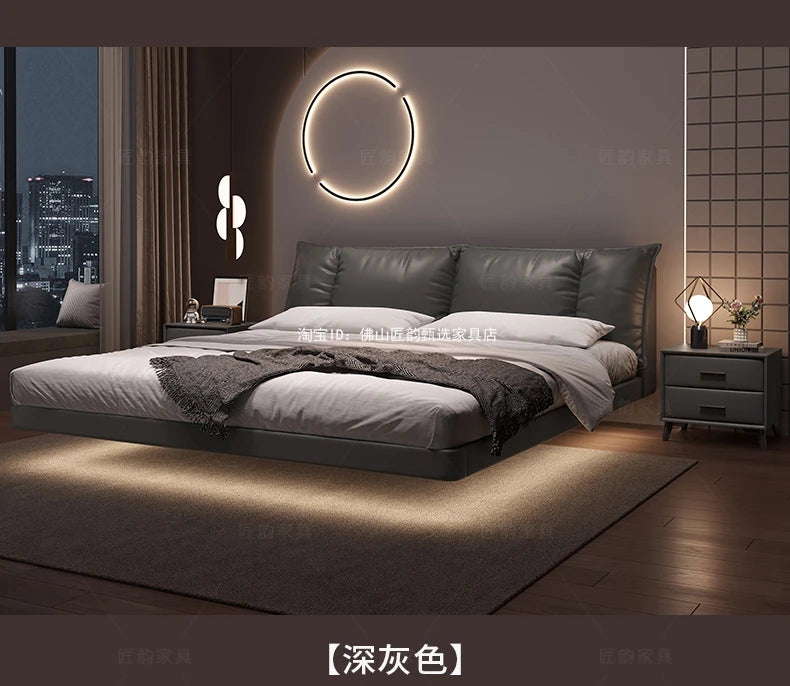 Hospital Sleeping Massage Bed Bedroom Queen Double Children Modern Bed Safe Leather Letto Matrimoniale Lounge Suite Furniture