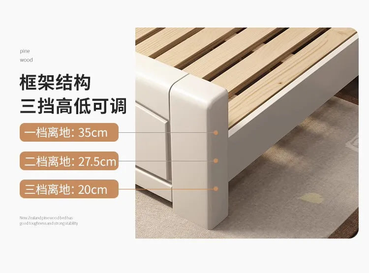 Bedroom Children Bed Luxury Double Single Baby Massage Modern Bed Design Beauty Sun Nordic Wooden Beliche Salon Furniture
