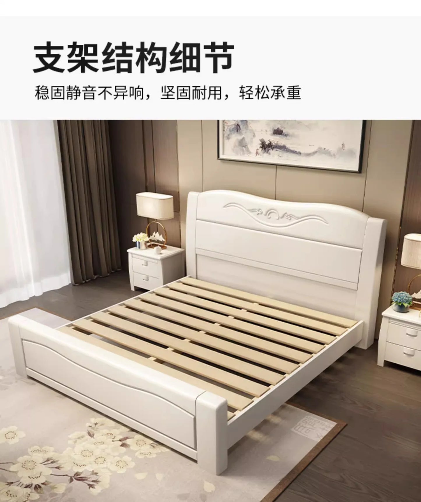 Bedroom Children Bed Luxury Double Single Baby Massage Modern Bed Design Beauty Sun Nordic Wooden Beliche Salon Furniture