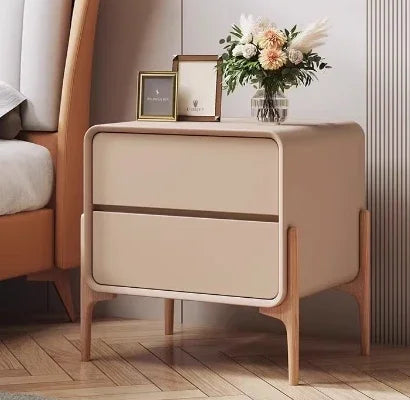 Bedroom Storage Night Table Drawer Modern Trendy Night Table Minimalist Mesitas De Noche Para El Dormitorio Home Furniture