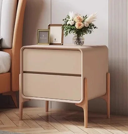 Bedroom Storage Night Table Drawer Modern Trendy Night Table Minimalist Mesitas De Noche Para El Dormitorio Home Furniture