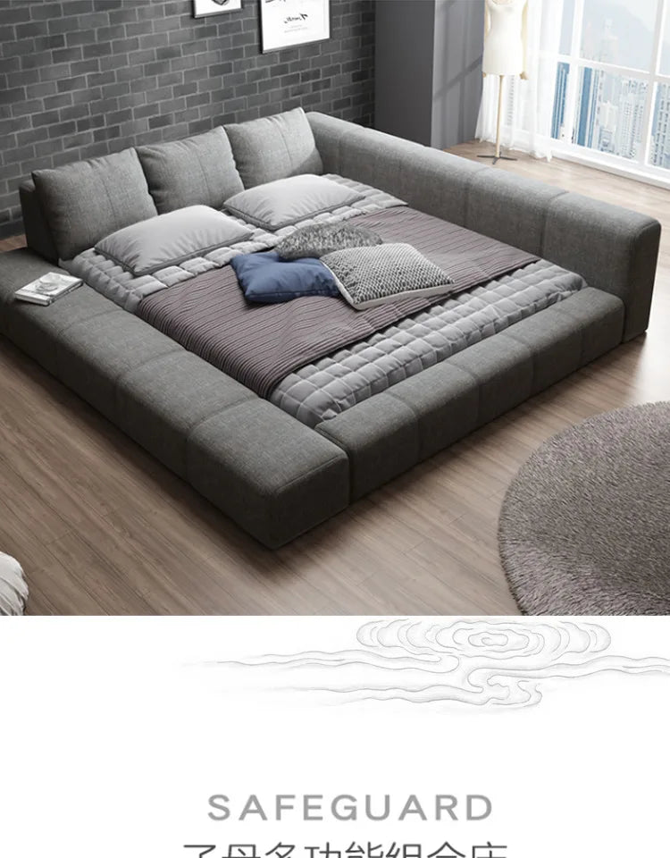 Bedroom Unique Bed Aesthetic Modern Headboard Double Children Bed Sleeping 180x200 Muebles Para Dormitorio Home Accessories