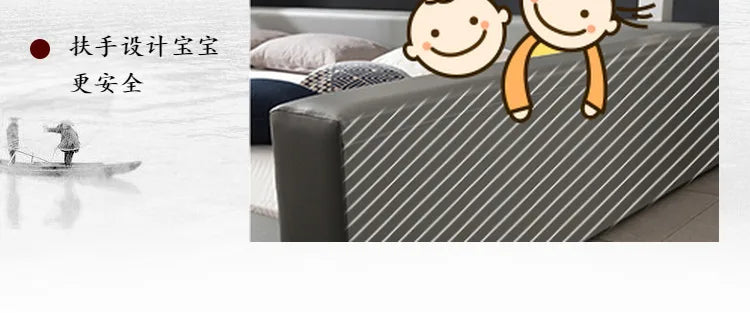 Bedroom Unique Bed Aesthetic Modern Headboard Double Children Bed Sleeping 180x200 Muebles Para Dormitorio Home Accessories
